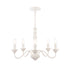 Laura Ashley Tate 5  Matt White LA3756058-Q Ceiling Light Pendent