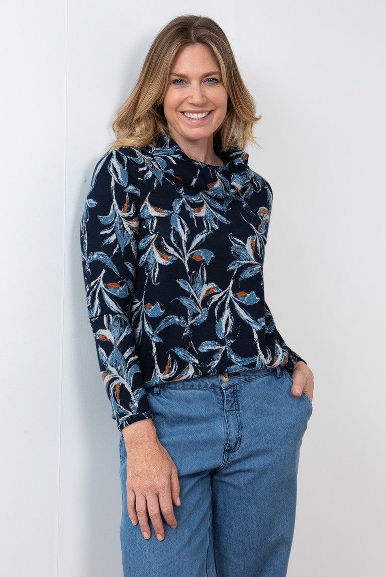 Lily & Me Relaxed Everyday Jumper Navy