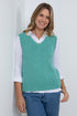 Lily & Me Saffy Tank Plain Sea Green