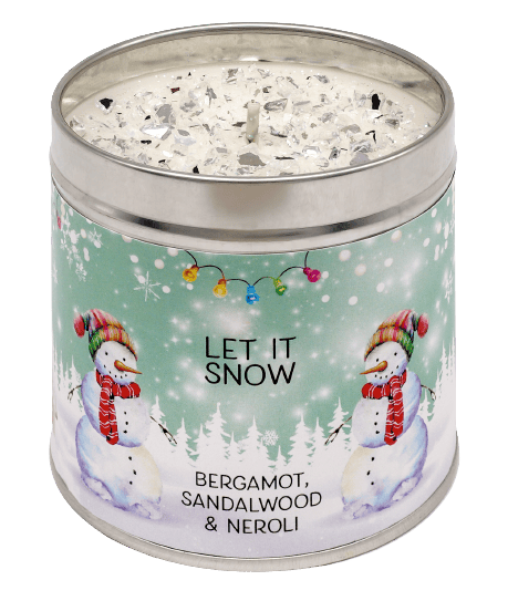 Let It Snow Candle Tin