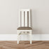 Richmond Twin Slat Style Dining Chair - Fabric Seat