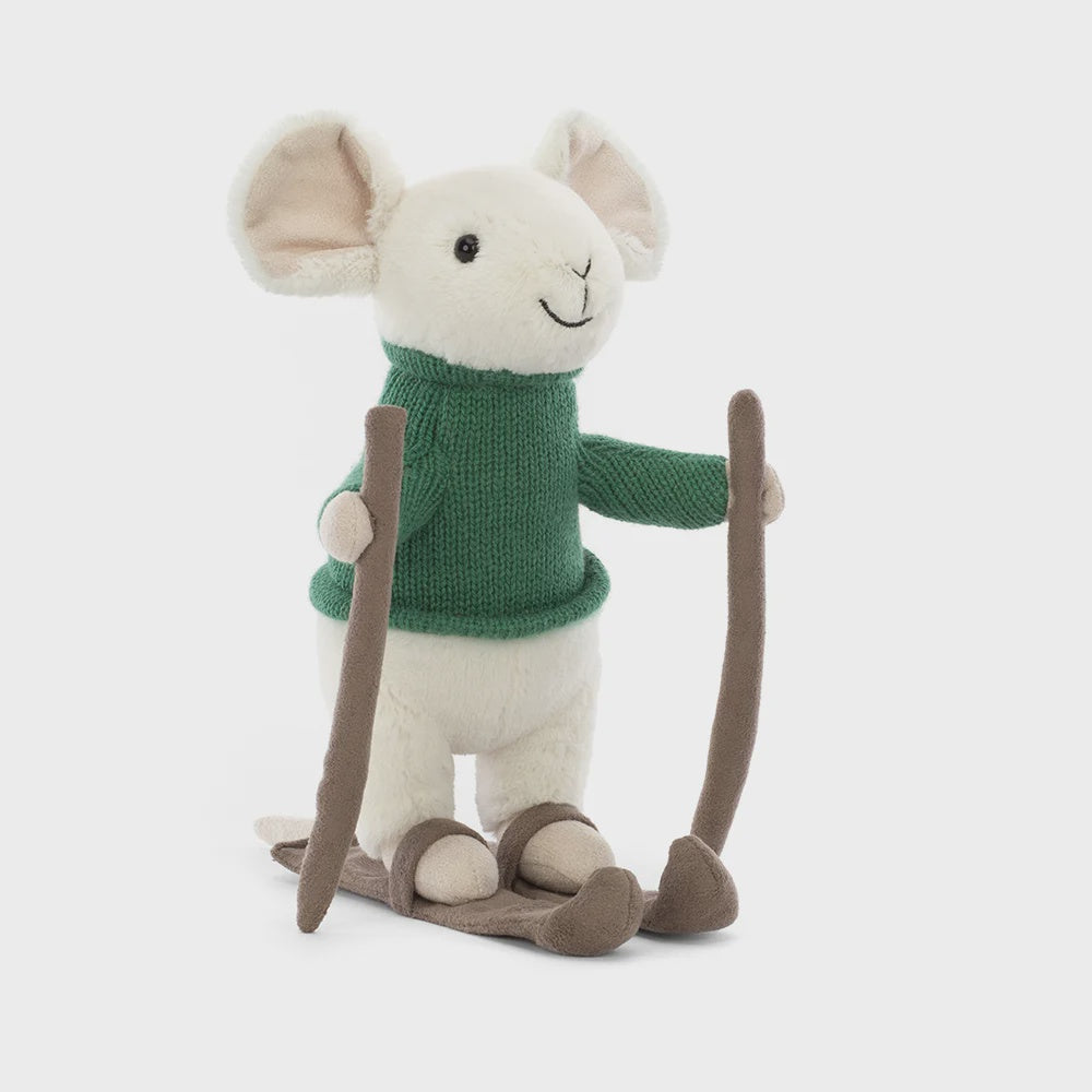 Jellycat Merry Mouse Skiing MER3S
