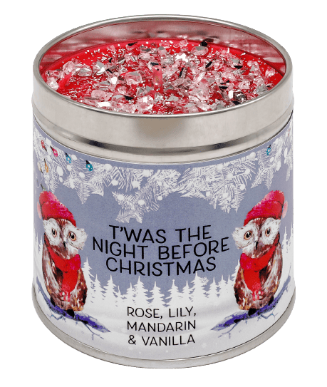 T'was The Night Before Christmas Candle Tin