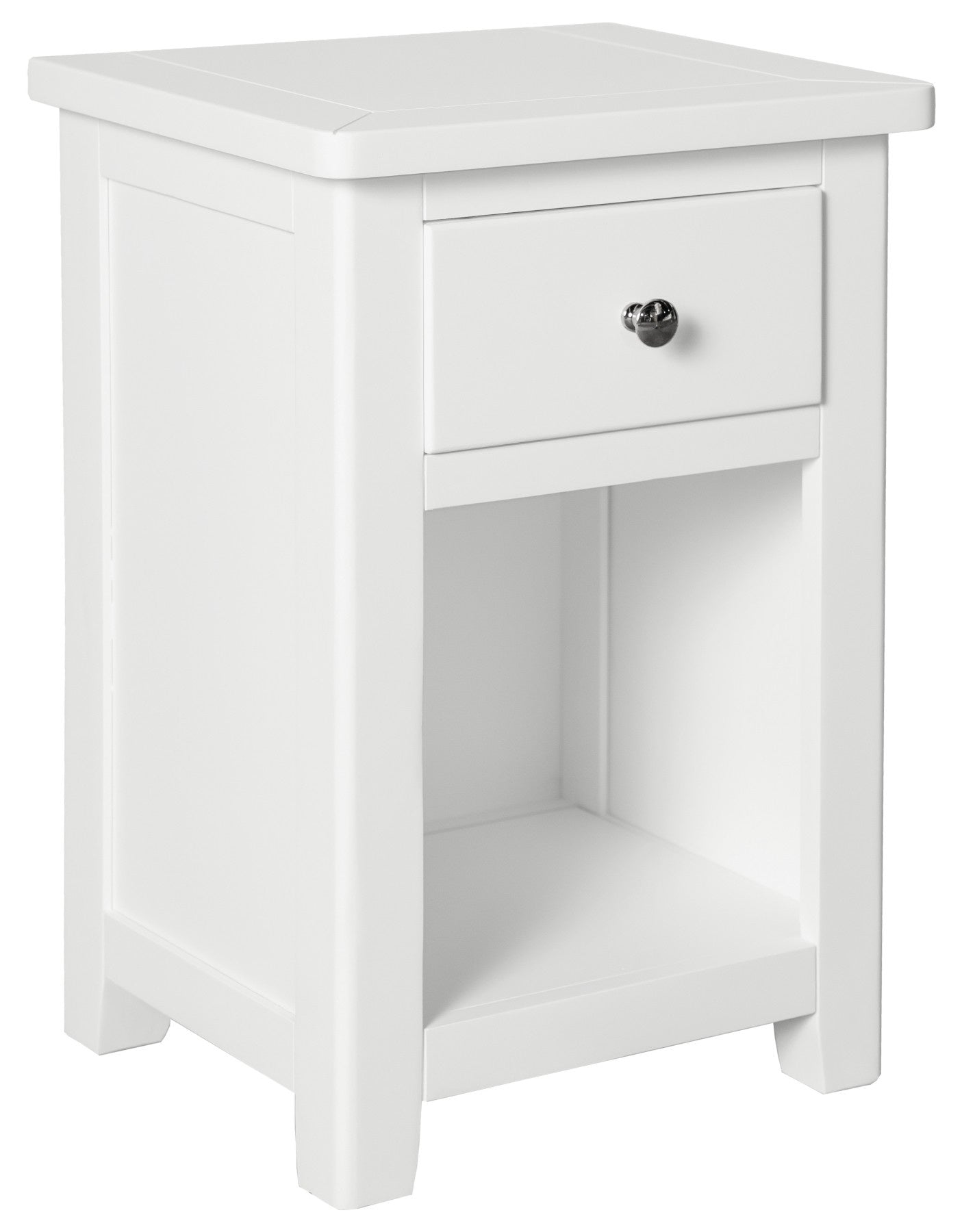 Oxford Nightstand with Drawer White
