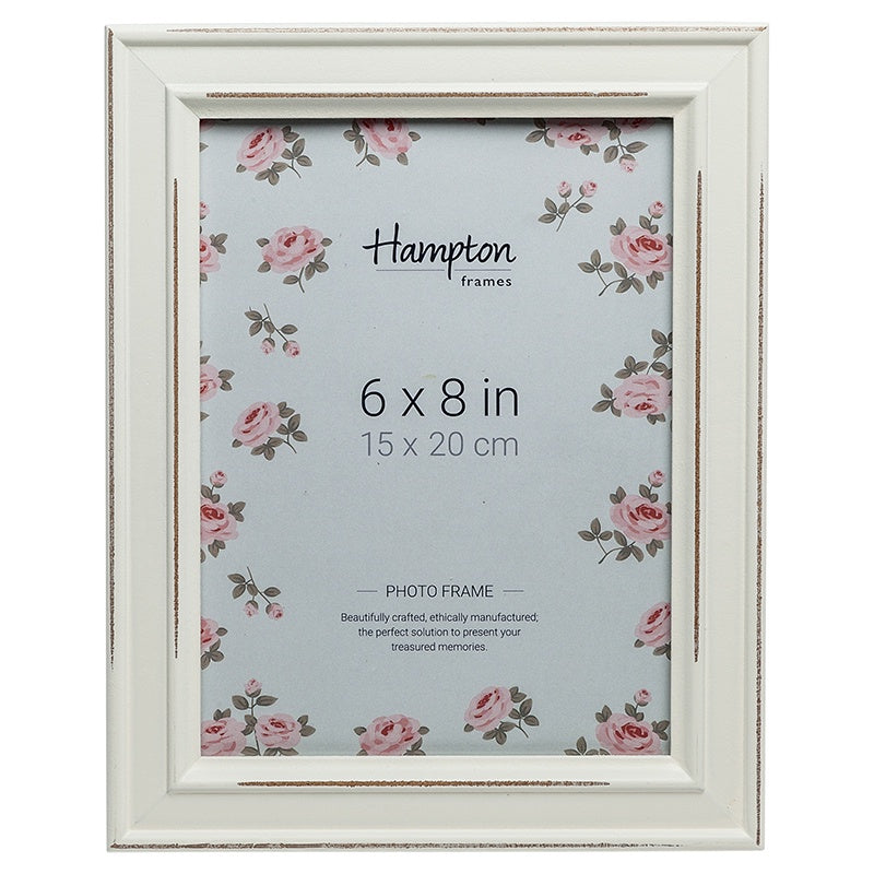 Paloma 6x8 White Picture Frame