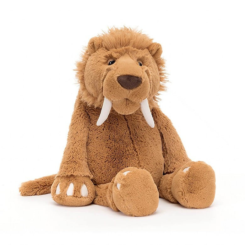 Jellycat Stellan Sabre Tooth Tiger S2SAB.  FREE DELIVERY.