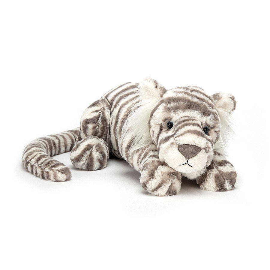 Jellycat Sacha Snow Tiger Little SAC4T