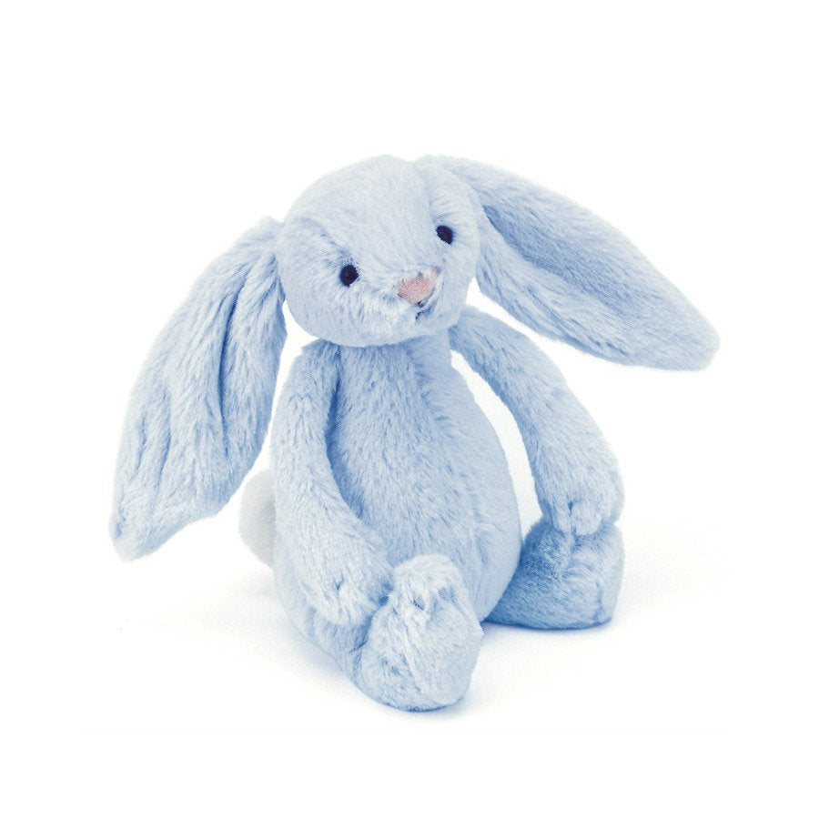 Jellycat Bashful Blue Bunny Rattle SBB444B