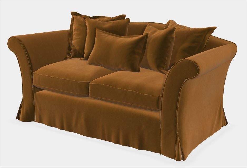 Florence Velvet Midi 2 Seater Loose Covers Sofa