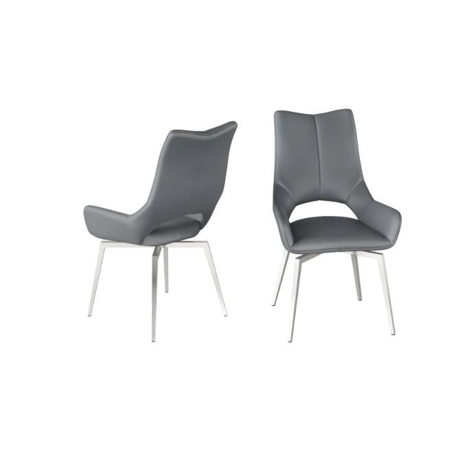 Swirl Swivel Chair - Grey