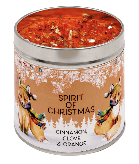 Spirit Of Christmas Candle Tin