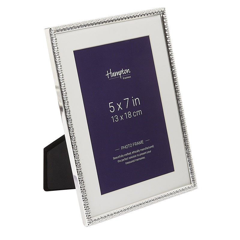 Velma 5x7 Silver Plate Picture Frame