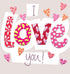 Love Word Card By Lucilla Lavender