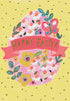 Happy Easter Pink Egg Card
