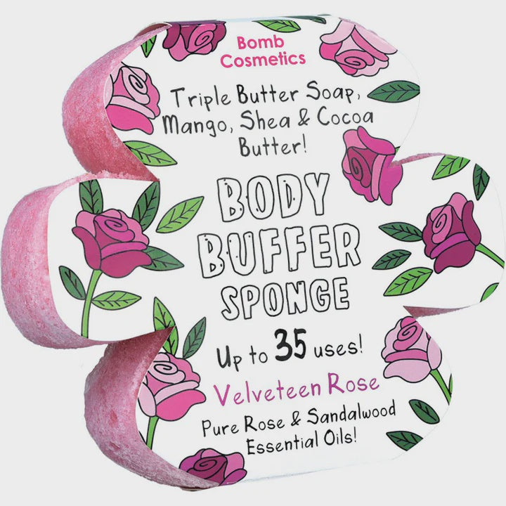 Velveteen Rose Body Buffer Sponge