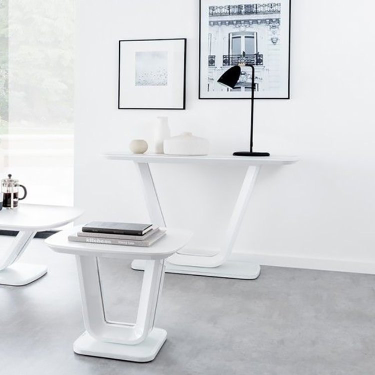 Luciana Console Table - White