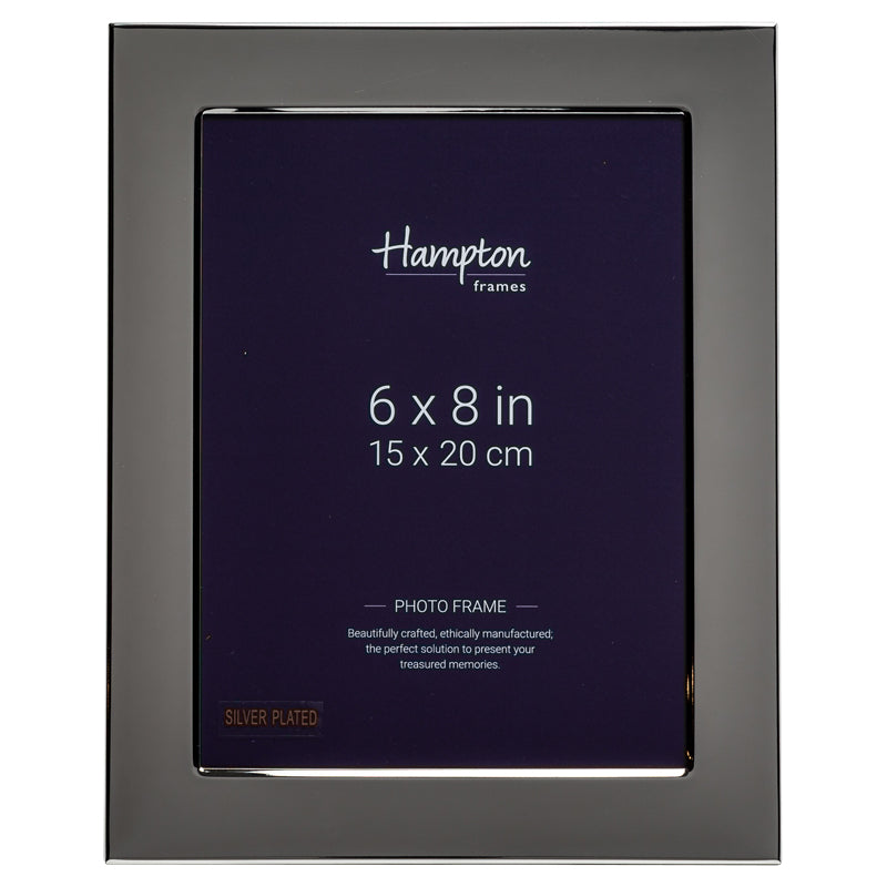 Hampton Frame 6x8 Woburn Silver Plate