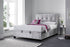 Hampshire 4FT 6 Divan Bed - Crushed Velvet Silver