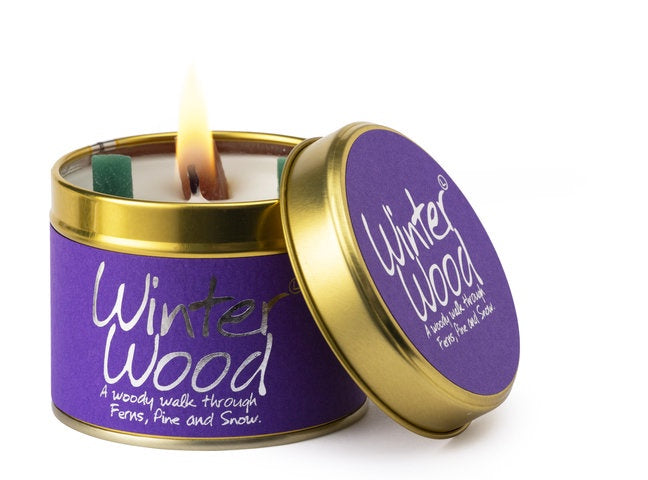 Winterwood Candle Tin by Lilyflame