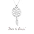 Mantra Dreamcatcher Necklace | Sterling Silver