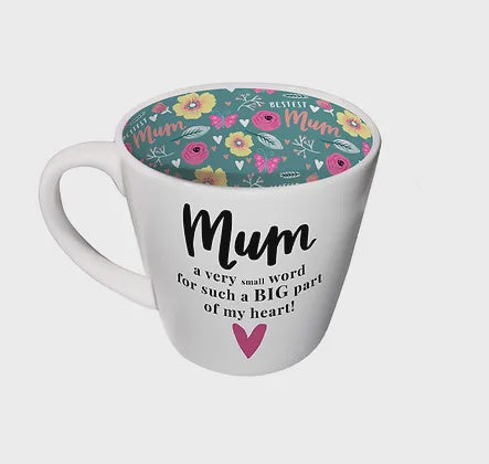 Mum Is A Very Small Word Inside Out Mug With Box