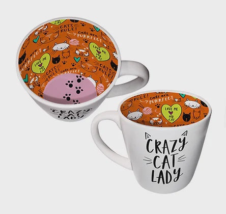 Crazy Cat Lady Inside Out Mug With Box