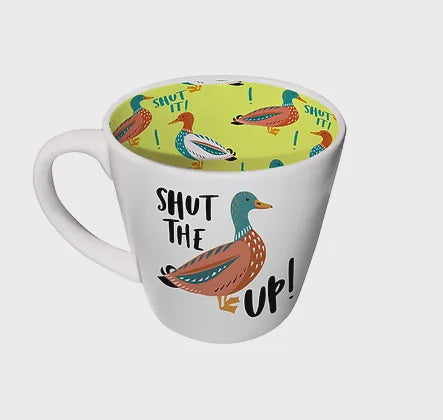 Shut the Duck up Inside Out Mug With Box