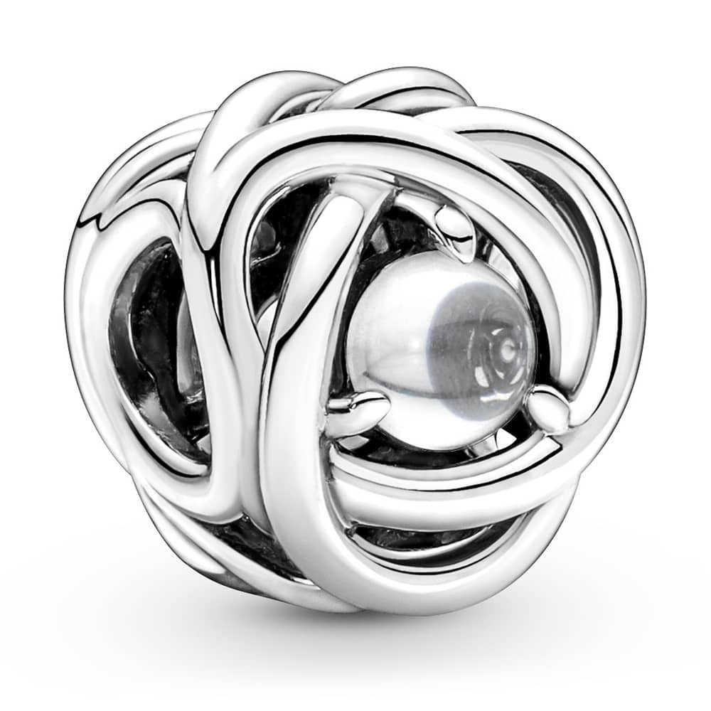 Pandora April Birthstone Eternity Circle Charm 790064C01