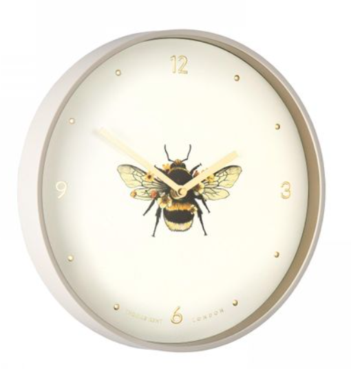 Thomas Kent 12'' Bee In Bloom Wall Clock