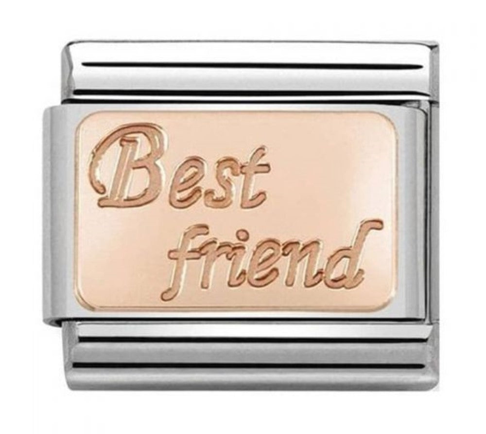 Nomination Rose Gold Best Friend Charm