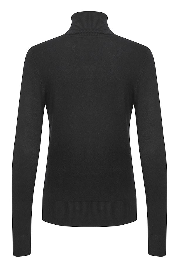 Saint Tropez Mila Rollneck Pullover Black