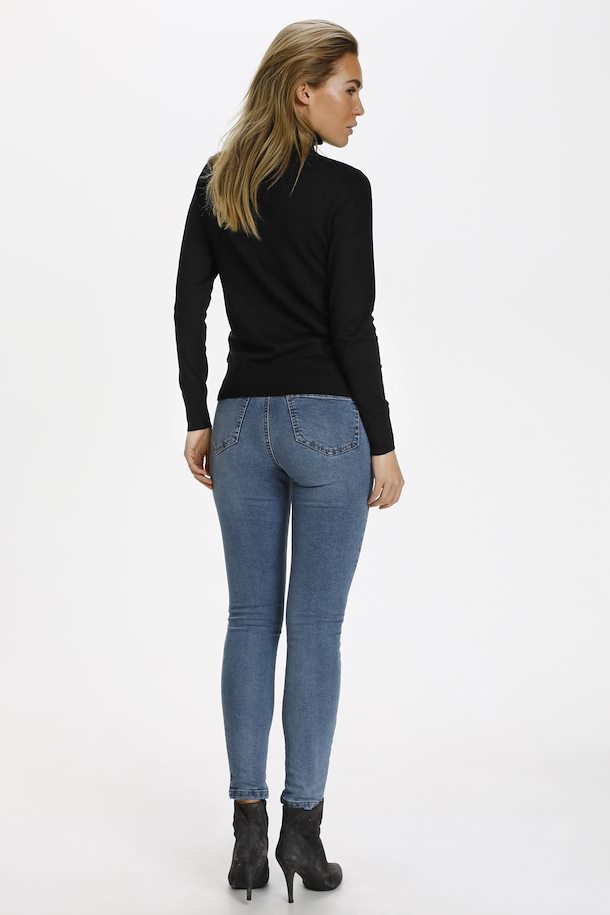 Saint Tropez Mila Rollneck Pullover Black