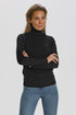 Saint Tropez Mila Rollneck Pullover Black