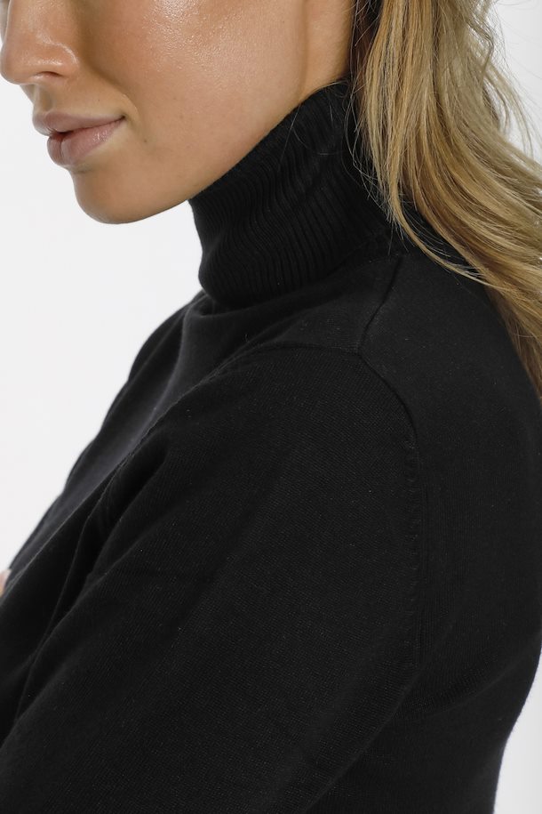 Saint Tropez Mila Rollneck Pullover Black