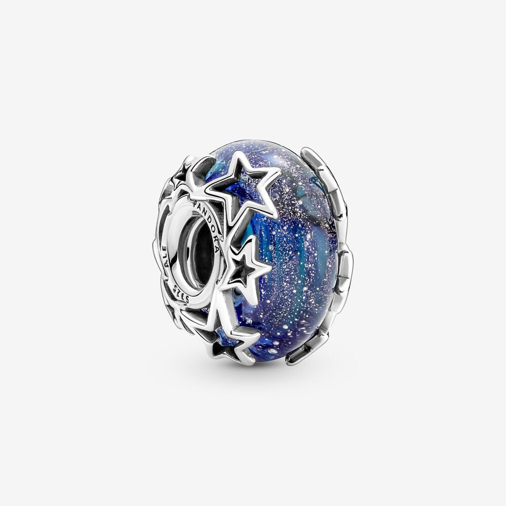 Pandora Galaxy Blue Murano Glass Charm 790015C00