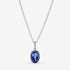 Pandora Blue Sparkling Statement Halo Pendant Necklace 390055C01-45