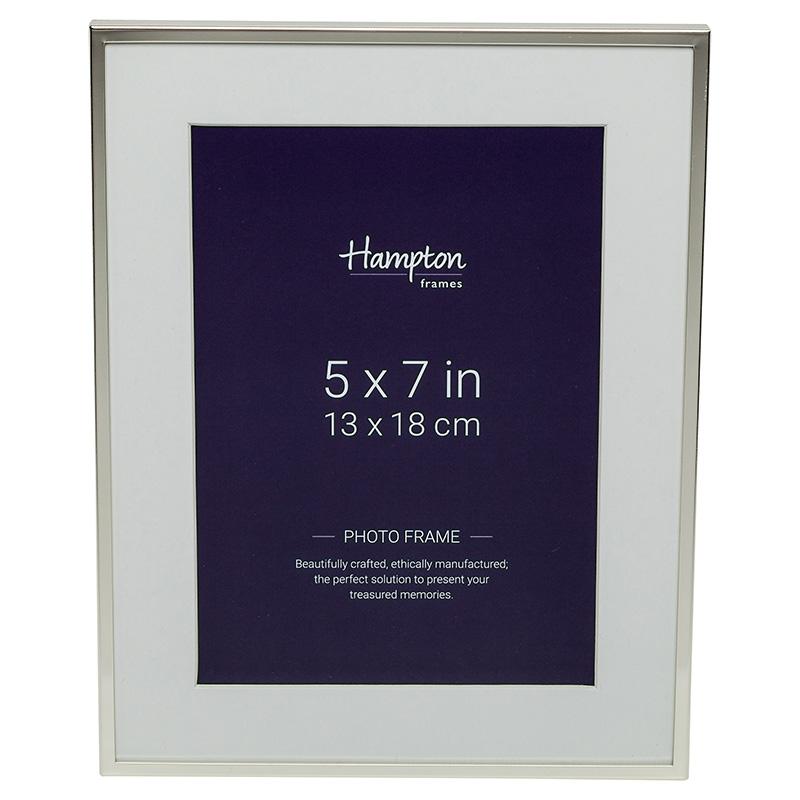 Mayfair 5x7 Silver Frame by Hampton Frames