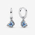 Pandora Blue Butterfly Hoop Earrings 290778C01