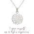 Mantra Crown Chakra Necklace | Sterling Silver