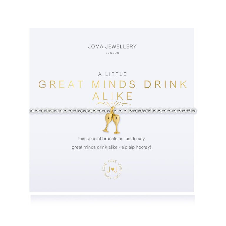 Joma A Little Great Minds Drink Alike Bracelet