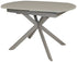 Twist Dining Table - Cappuccino Glass