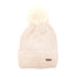 Red Cuckoo Two Tone Pompom Hat Cream