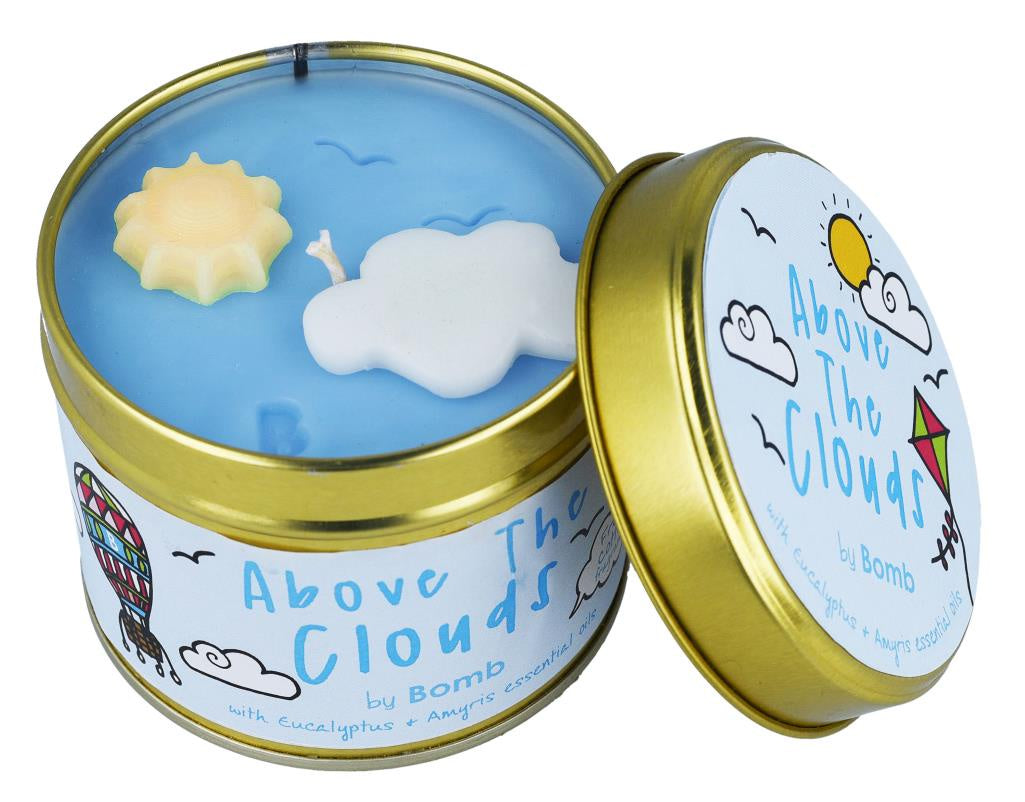 Above The Clouds Tin Candle By Bomb Cosmetics