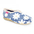 Lunar Daisy Blue Slipper with Daisy Pattern
