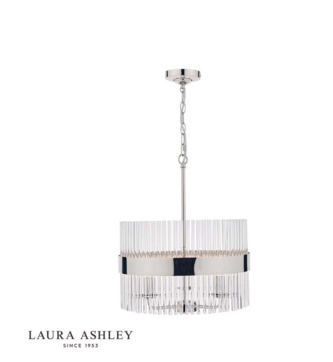 Laura Ashley  Alexa 3 Light Pendant Ceiling Light LA3736027-Q