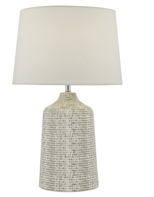 51323 Ivory  Linen Shade Table Lamp