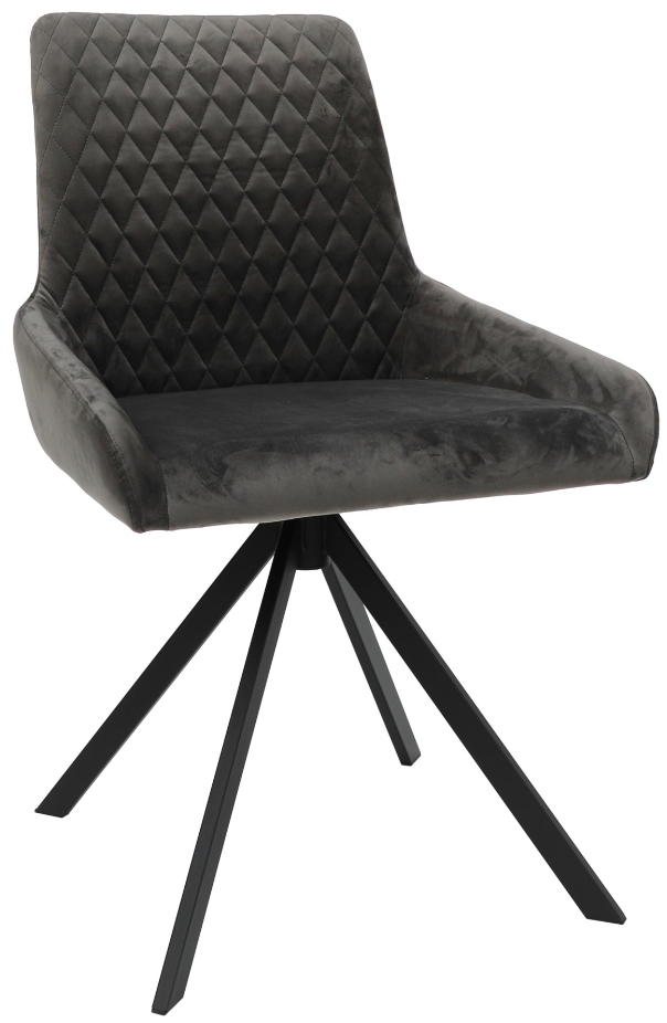 Delta  Grey Velvet Dining Chair