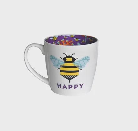 Bee Happy Inside Out Mug With Box