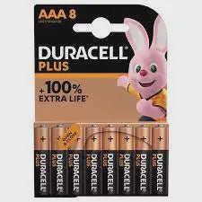 AAA Duracell Batteries 8 Pack