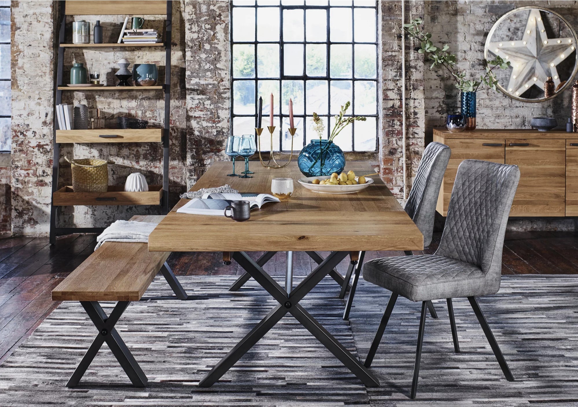 Classic Fusion Oak Small Dining Table FSDT150